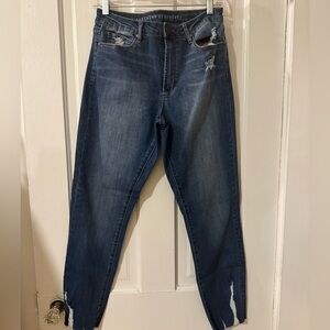NWOT Articles of Society Women's Distressed Straight Skinny Jeans Stretch Denim